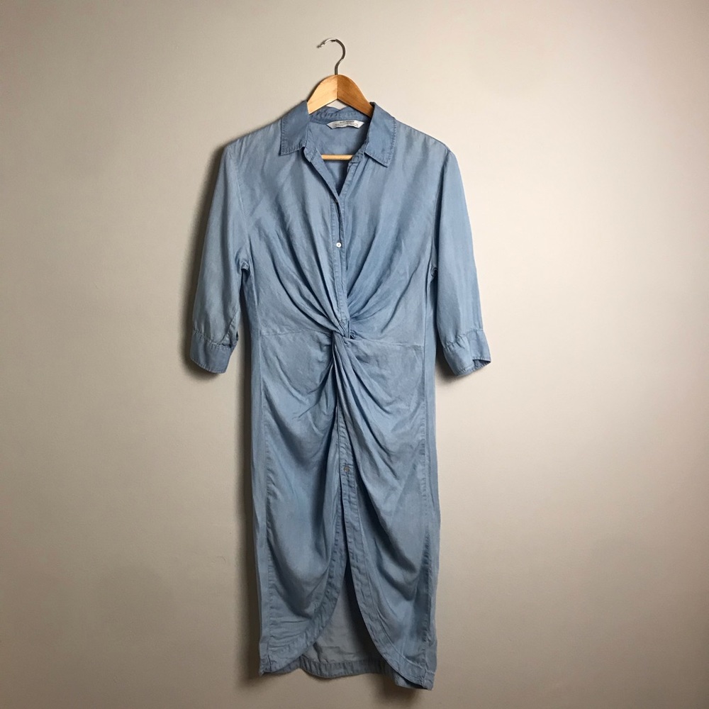 Zara denim casual dress